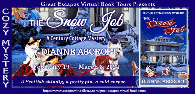 Virtual Book Tour & Book Review: The Snow Job (Century Cottage Cozy Mysteries) by Dianne&nbsp;Ascroft