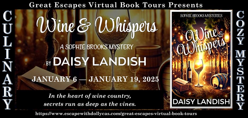 Virtual Book Tour & Book Blast: Wine and Whispers: A Cozy Mystery ...