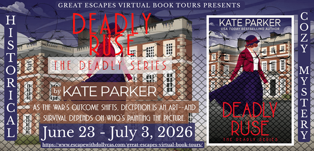 Virtual Book Tour & Book Review & #Giveaway: Deadly Ruse: A World War II Mystery (Deadly Series) by Kate Parker