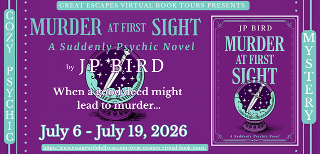 🔮Virtual Book Tour & Book Review & #Giveaway: Murder at First Sight (Suddenly Psychic) by JP&nbsp;Bird